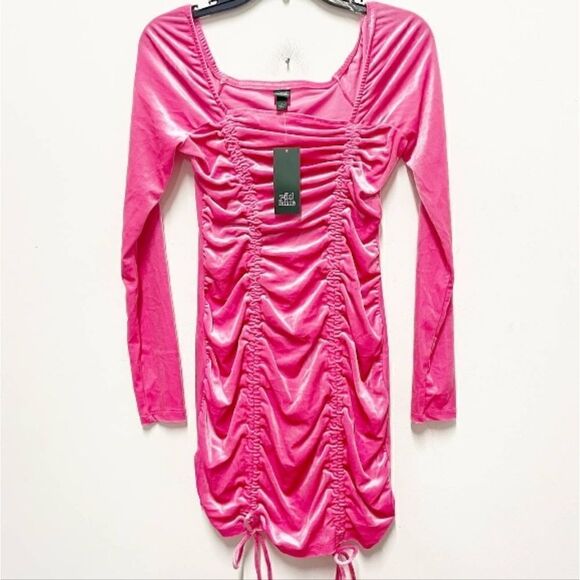 Wild Fable pink ruched dress xs - Picture 8 of 10